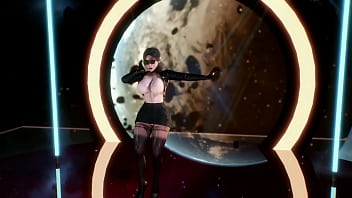 Curvy Korean Goddess Shakes Her Voluptuous Thighs In A Sizzling 3d Dance
