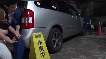Japanese Cheating Wife Gets Fucked Hard By A Big Cock Mechanic