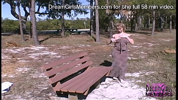 Big Titty Milf Slut Flashes Her Wet Pussy Out In The Open