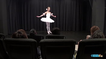 Graceful Asian Ballerina Bares All With Pride, Dancing Seductively For Her Captivated Audience