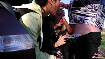 Trunk-slurping Car Cock Feast