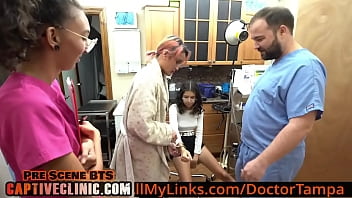 Doctor Tampa Breaks In Innocent Aria Nicole As Nurses Channy Crossfire And Genesis Give Her A Wild Lesbian Conversion – Full Flick At Bondagecliniccom