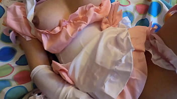 Naughty Schoolgirl Cosplayer Gets Tucked In By A Dirty Old Man And Pays Him Back With A Hot, Wet Fuck
