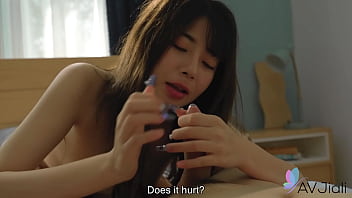 Long-haired Chinese Beauty Ranako Gets Passionately Railed By Her Boyfriend