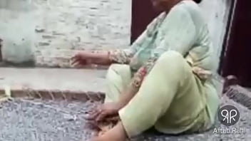Sizzling Desi Aunty Puffs On A Cigarette With Seductive Style