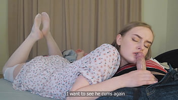 Stepdaughter’s Deep Throat Gagging On Stepdaddy’s Loads – Swallowing Every Drop